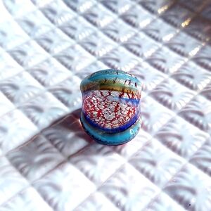 Colorful Glass Ring
